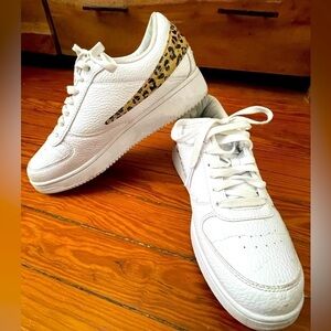 Fila A-low leopard print swoosh sneaker